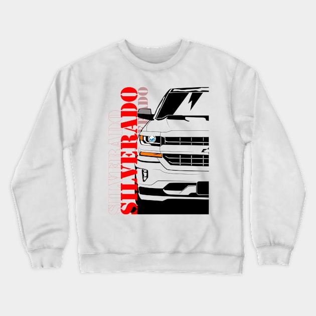 Silverado 2016 Crewneck Sweatshirt by SquareFritz